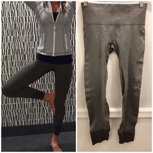 Lululemon Ebb to Street Pant 4 heathered slate gray leggings pants